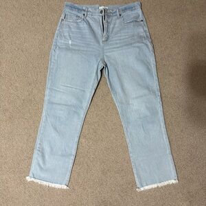 LOFT Light Wash Cropped Jeans